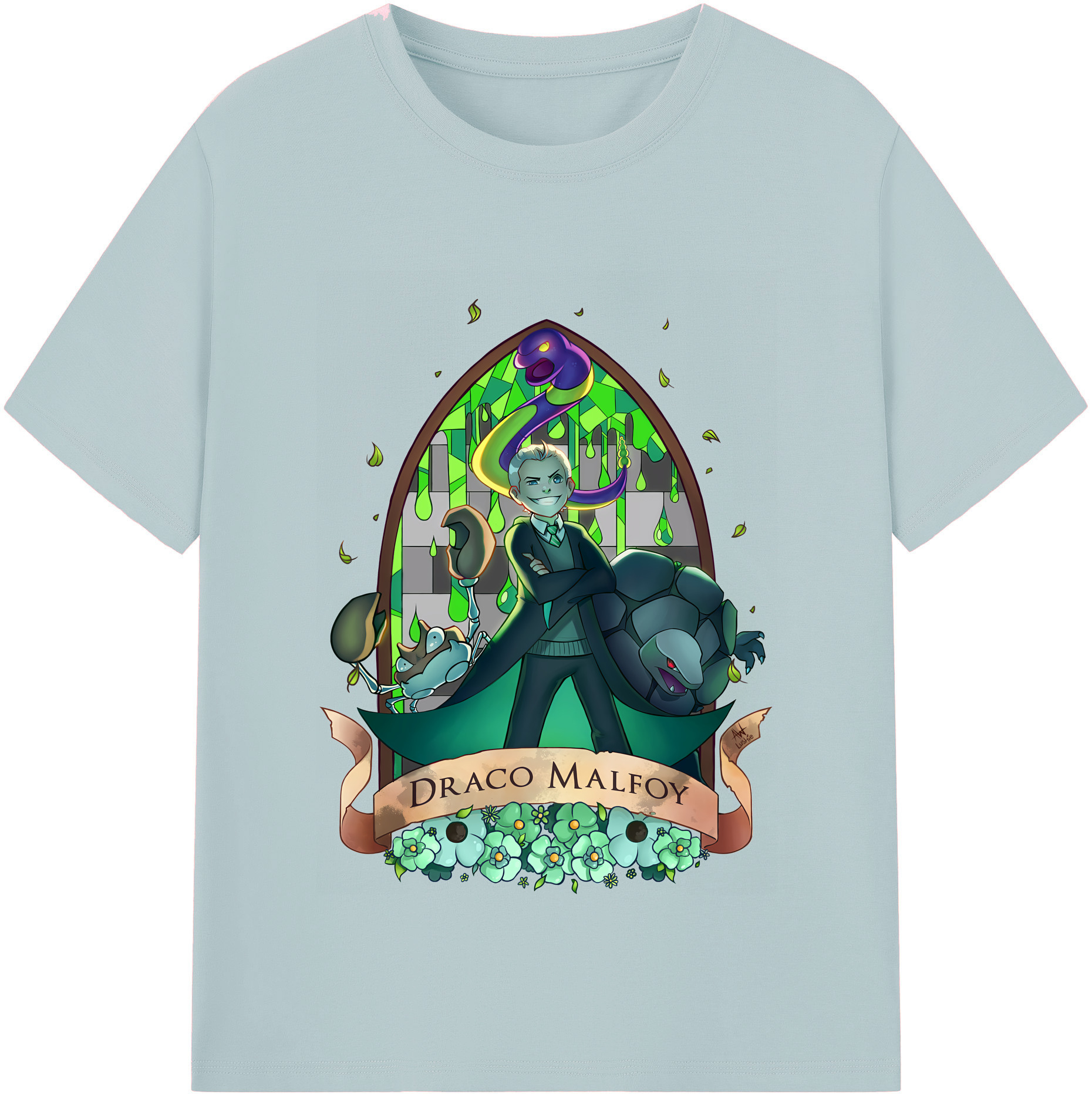 （画像用） Harry Potter ハリー・ポッターシリーズ 綿100％半袖Tシャツ（フロントプリント）